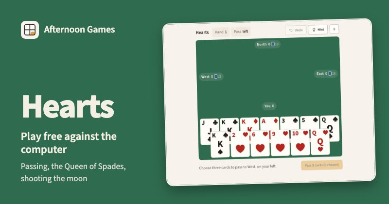 Hearts from Afternoon Games